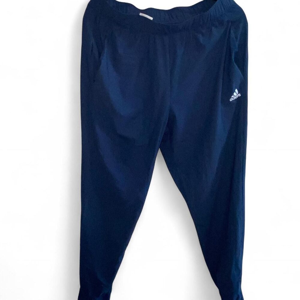 Adidas Men's Navy and Black Trousers